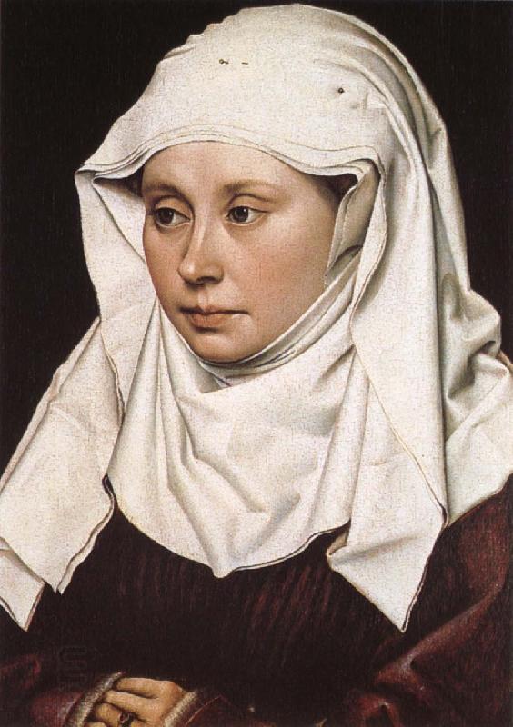 Robert Campin Kvinnoportratt oil painting picture